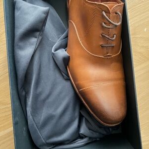 Wolf & Shepherd Camel Brown Leather Men's Shoes